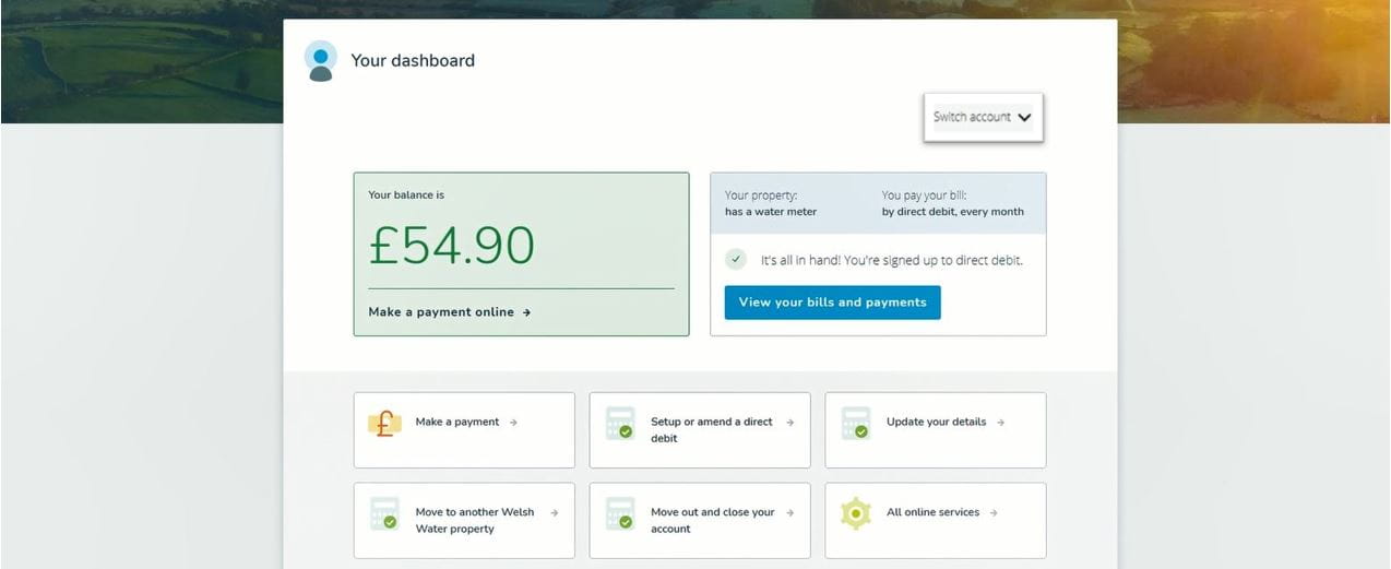 My Account header image