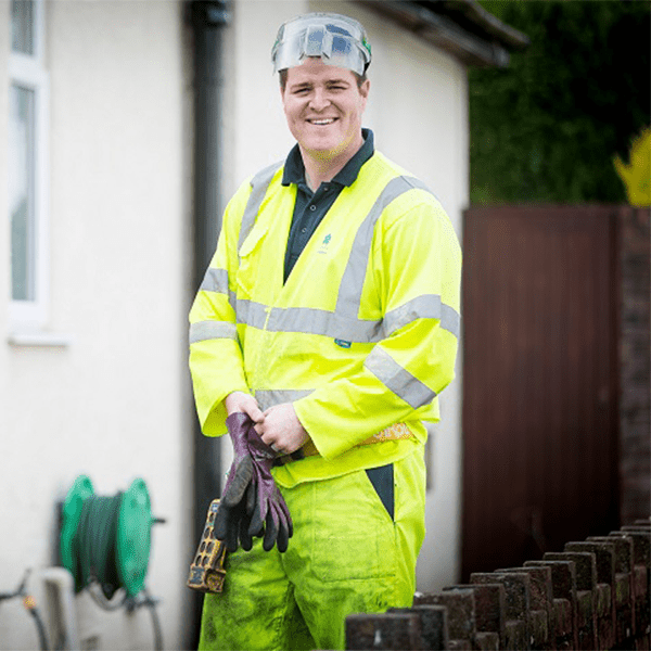 A Welsh Water colleague