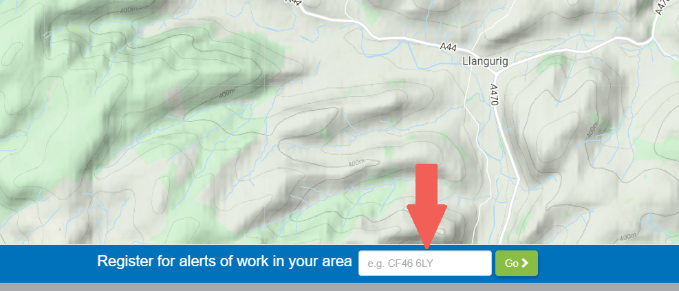 In your area postcode